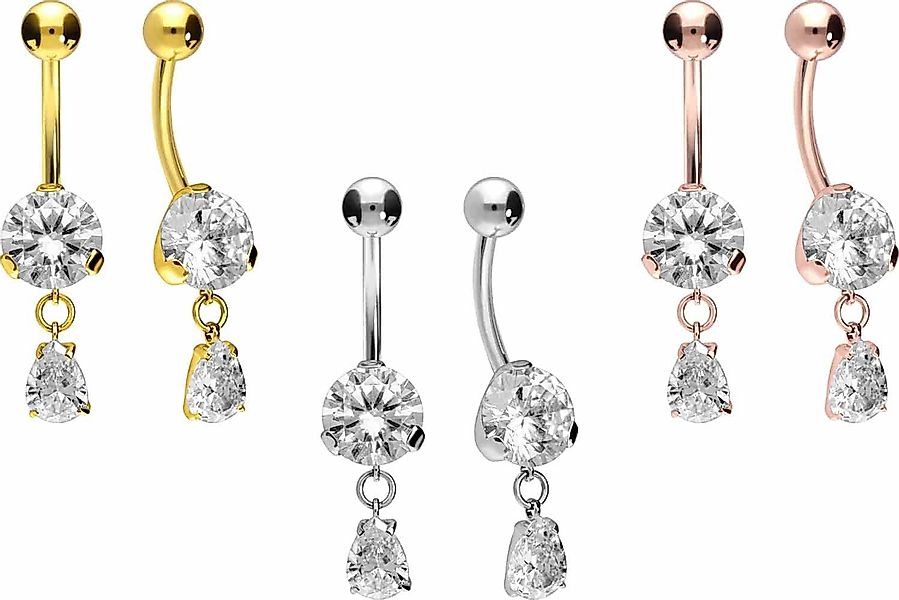 PIERCINGLINE Bauchnabelpiercing Titan Bananabell mit Innengewinde günstig online kaufen