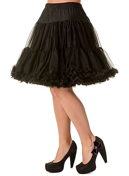 Banned Unterrock Walkabout Schwarz Rockabilly Swing günstig online kaufen
