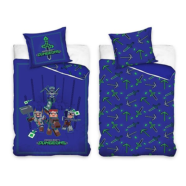 Familando Kinderbettwäsche Minecraft Bettwäsche Set für günstig online kaufen