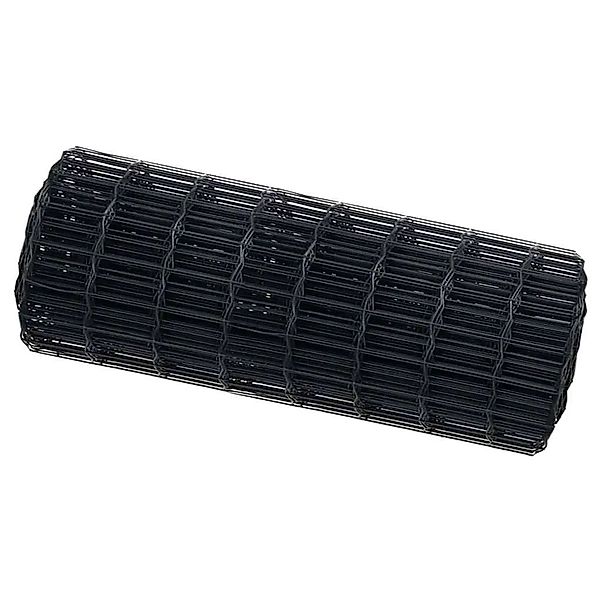 vidaXL Eurozaun Grau 0,6 x 25 m PVC-beschichtetes Eisen 42004523 günstig online kaufen