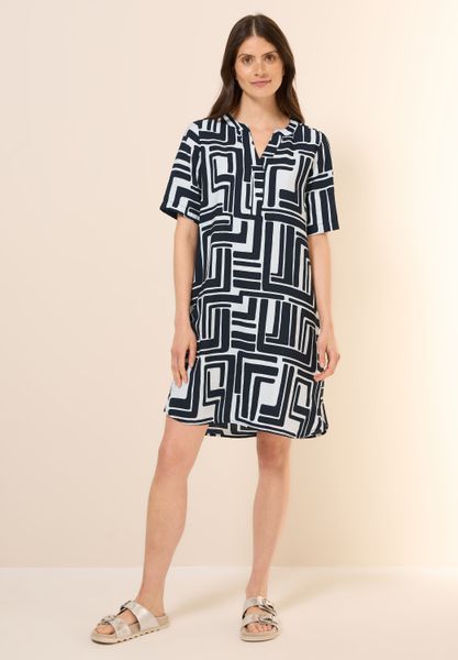 Cecil Blusenkleid Eingrifftaschen knielang günstig online kaufen