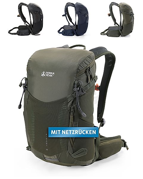 Terra Peak Wanderrucksack Airant 20, Rucksack klein mit belüftetem Netzrück günstig online kaufen