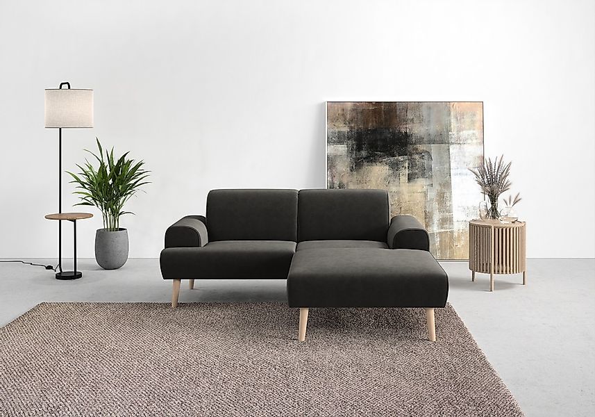 Home affaire Ecksofa "Swift Scandic Design, komfortabler Federkern, Breite günstig online kaufen