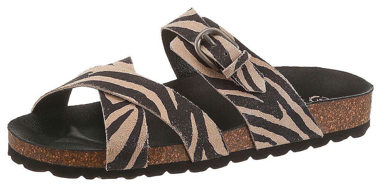 VERBENAS Pantolette "RUBI ZEBRA" Sommerschuh, Strandschuh, Hausschuh mit ve günstig online kaufen