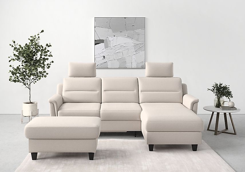 sit&more Ecksofa Farö L-Form, inklusive Federkern, günstig online kaufen