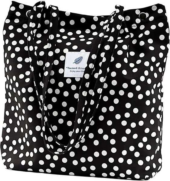 Coonoor Schultertasche Damen Grosse Kapazität Canvas günstig online kaufen