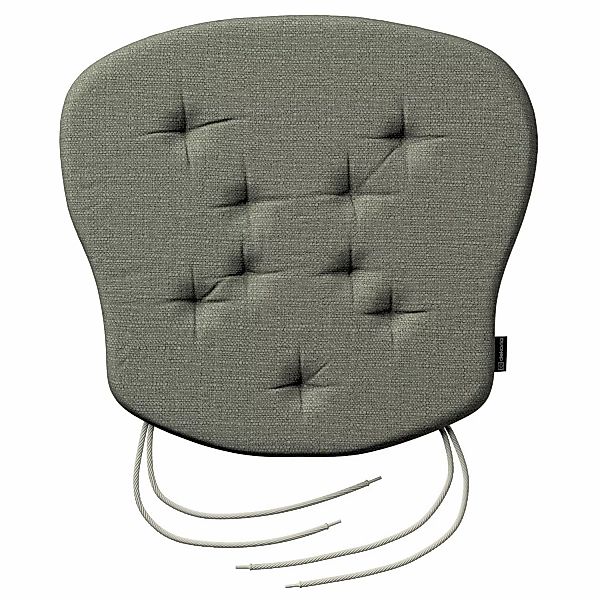 Stuhlkissen Peter mit Bindeschnur, grau-beige, 41x 38 x 3,5 cm, Living II ( günstig online kaufen