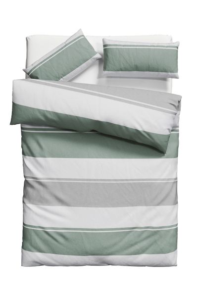 Home affaire Bettwäsche "Yonne" 2 Stk. tlg. in frischen Farben, gestreifte günstig online kaufen