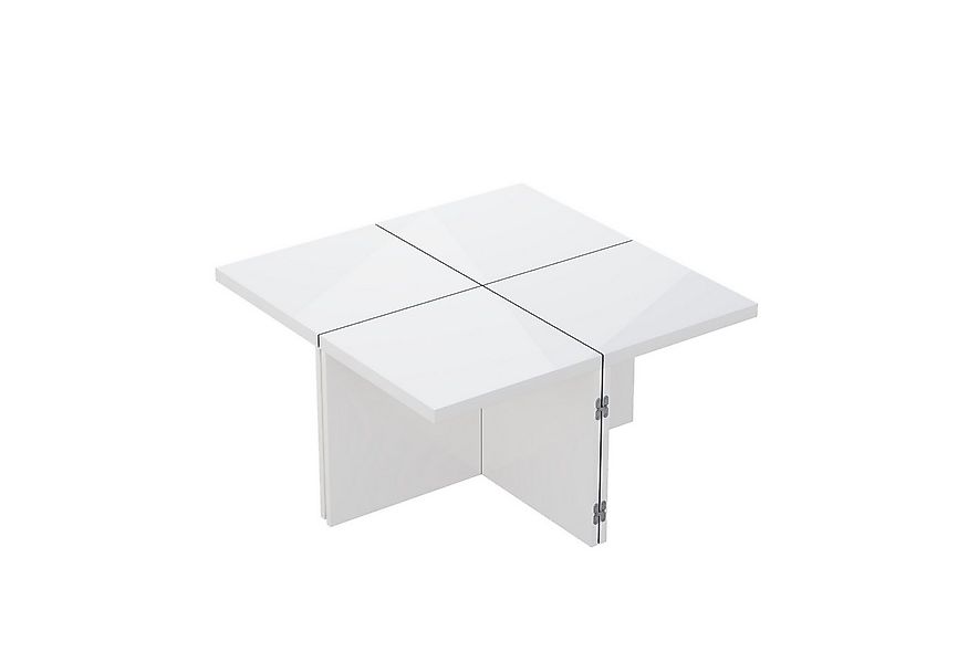 Refined Living Couchtisch DIY Couchtisch Set, Hochglanz, modular, 4-in-1 De günstig online kaufen