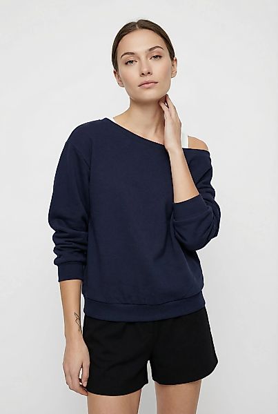 ONLY Sweatshirt "ONLRHINA L/S ONE SHOULDER NOOS SWT", Baumwollmischung, ove günstig online kaufen