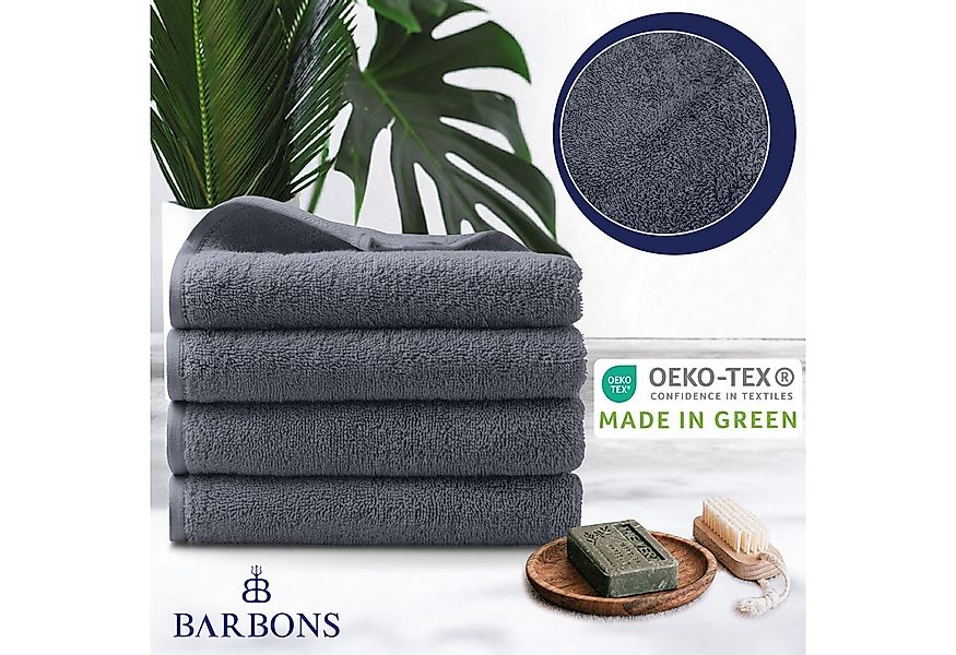 BARBONS Handtücher Set – 8-tlg Handtuch Set 50 x 100 cm für Badezimmer, Gäs günstig online kaufen