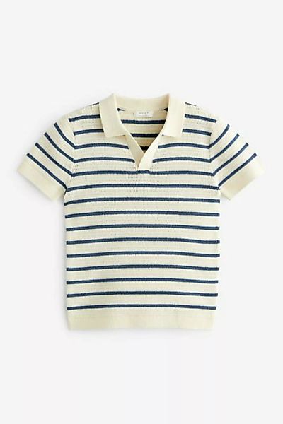 Next Poloshirt Kurzärmeliges Polohemd mit Streifen (1-tlg) günstig online kaufen