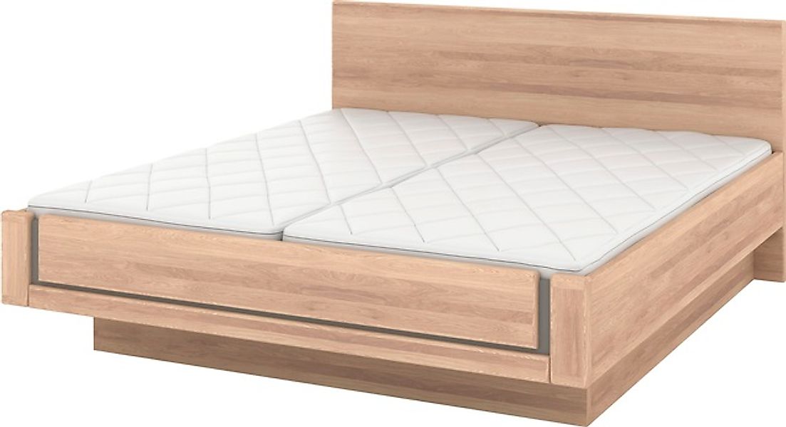 Musterring Holzbett »Sorrent, Bettgestell, Bettrahmen, teilmassiv Eiche«, ( günstig online kaufen