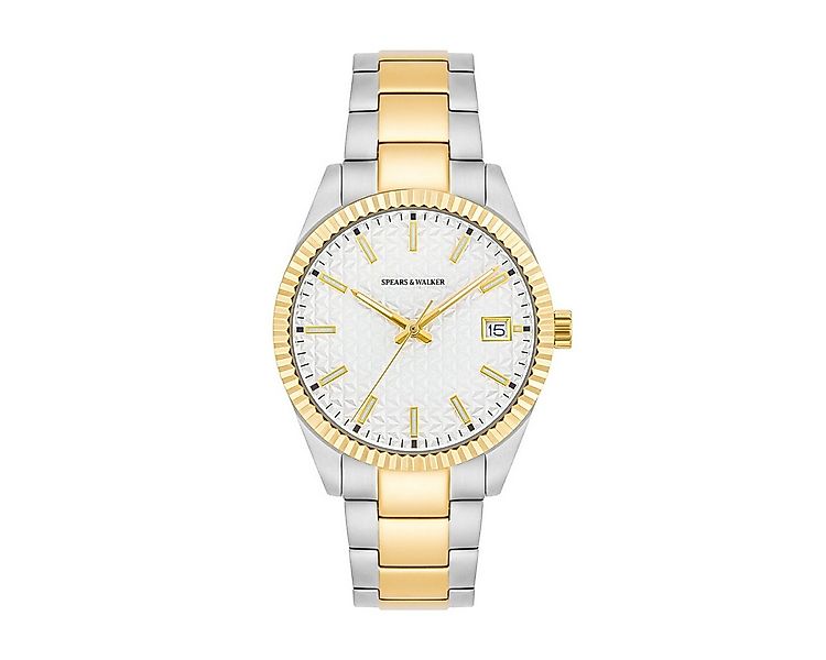 Spears & Walker Quarzuhr silber/gelbgold günstig online kaufen