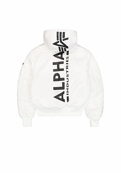 Alpha Industries Bomberjacke "MA-1 Zip Hood Backprint" günstig online kaufen