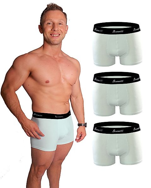 Benonetti Boxershorts Premium Herren Unterhosen, Männer Unterwäsche aus fei günstig online kaufen