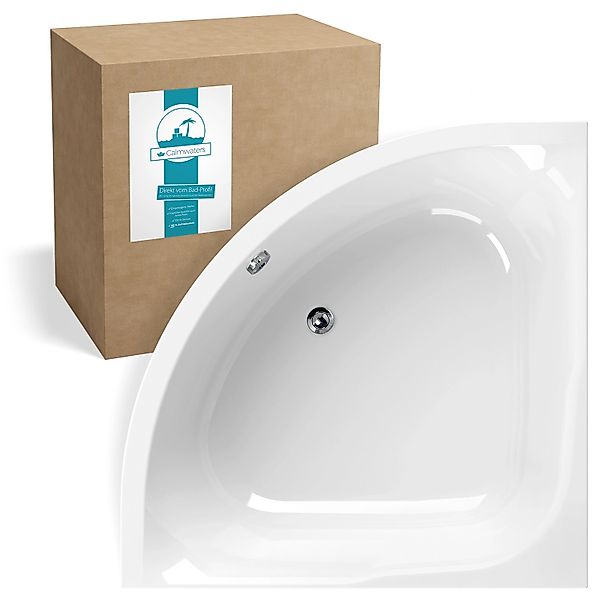 Calmwaters Eckbadewanne Modern Small 2 120x120 cm Duowanne Acryl 02SL2970 günstig online kaufen