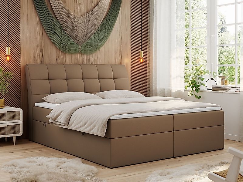 MKS MÖBEL Boxspringbett DIEGOS (Set, Topper günstig online kaufen