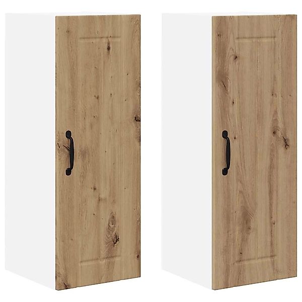 vidaXL Küchenschrank 2 Stk Artisan-Eiche 30 x 31 x 80 cm Holzwerkstoff 8850 günstig online kaufen