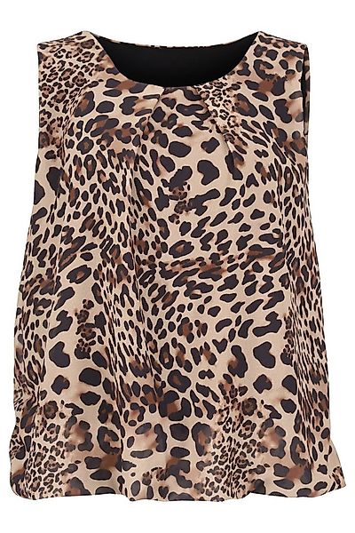 malito more than fashion Chiffonbluse 6879 Blusentop mit Rundhals-Ausschnit günstig online kaufen