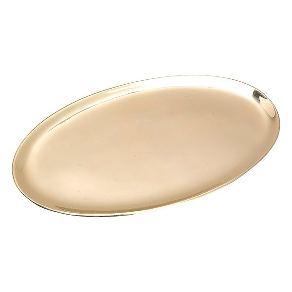 NKlaus Kerzenhalter Kerzenteller Oval 17x10cm Desinger günstig online kaufen