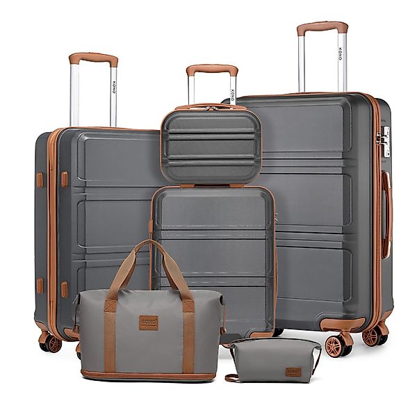 KONO Trolleyset Kombi-Set: Hartschalen-Koffer + Handgepäcktasche, günstig online kaufen