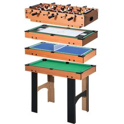 HOMCOM Spieltisch 4-in-1 Multispieltisch, (Multifunktionstisch, 1-tlg), günstig online kaufen