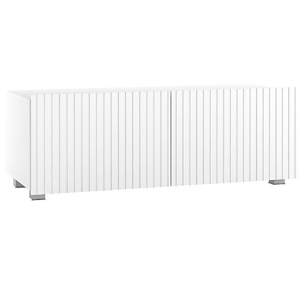 Lomadox Lowboard KEMPTEN-132, in weiß matt, günstig online kaufen