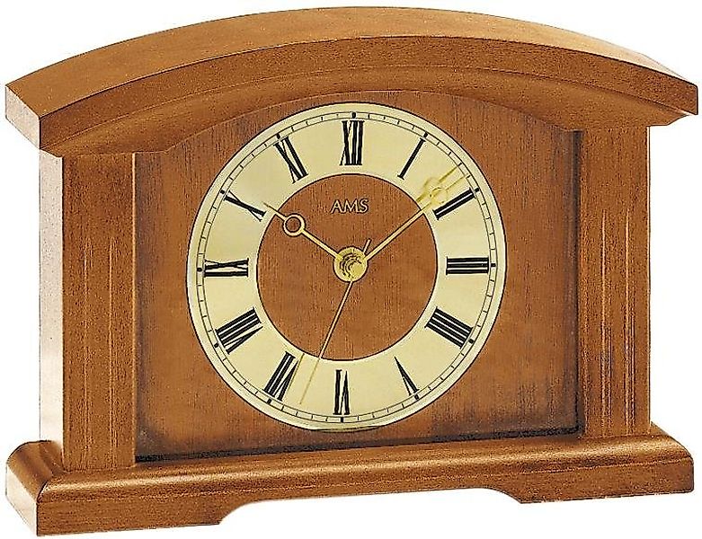 AMS Funktischuhr F5138/9 Wohnzimmer, Esszimmer, Holz,Made in Germany günstig online kaufen
