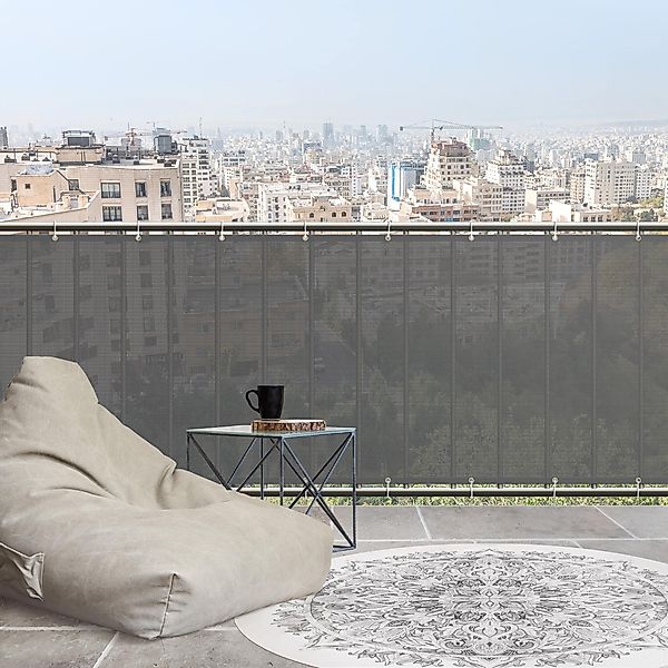 Bilderdepot24 Balkonsichtschutz Sichtschutz Balkon Einfarbig Modern günstig online kaufen