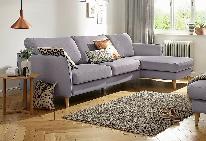 Home affaire Ecksofa "MARSEILLE (279/152cm),L-Form, Rec. rechts/links", Mas günstig online kaufen