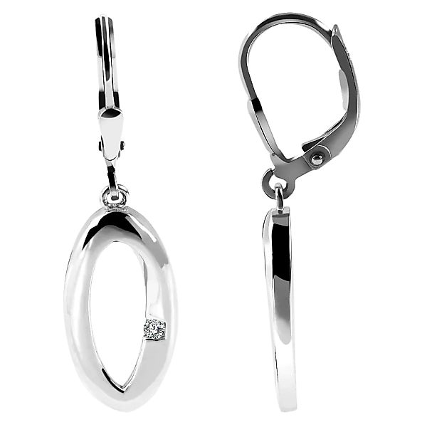 Adelia´s Paar Ohrhänger "Ohrhänger aus 925 Silber mit Zirkonia 18 cm" günstig online kaufen