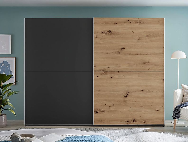 Schlafkontor Schwebetürenschrank "Mesio, 2-türiger Kleiderschrank, Schiebet günstig online kaufen