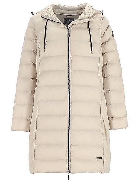 River Creek Steppmantel Damen Steppjacke unifarben - Gesteppter Mantel mit günstig online kaufen