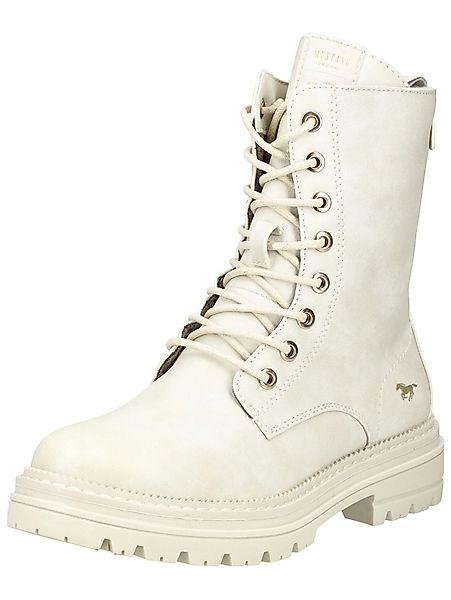 MUSTANG Stiefelette Lederimitat Schnürstiefelette günstig online kaufen