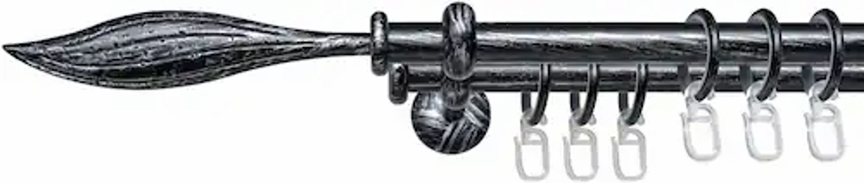 Liedeco Gardinenstange »Esp Blatt« Ø 16 mm 2 läufig-läufig Fixmaß günstig online kaufen