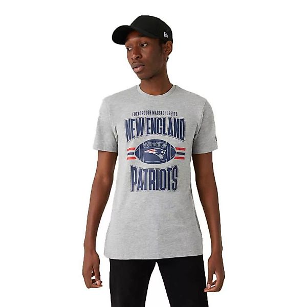 New Era Nfl Football New England Patriots Kurzärmeliges T-shirt XL Grey Med günstig online kaufen