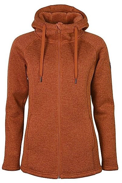 Elkline Fleecejacke Fireplace warm gefütterte Strickfleecejacke mit Kapuze günstig online kaufen