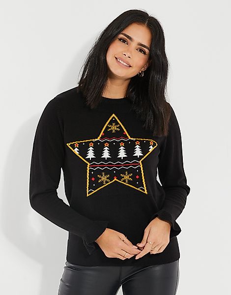 Threadbare Rundhalspullover THB Xmas (1-tlg) mit günstig online kaufen