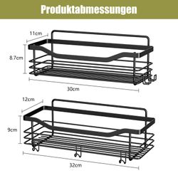 OSTWOLKE Duschregal ohne Bohren Edelstahl Duschablage günstig online kaufen