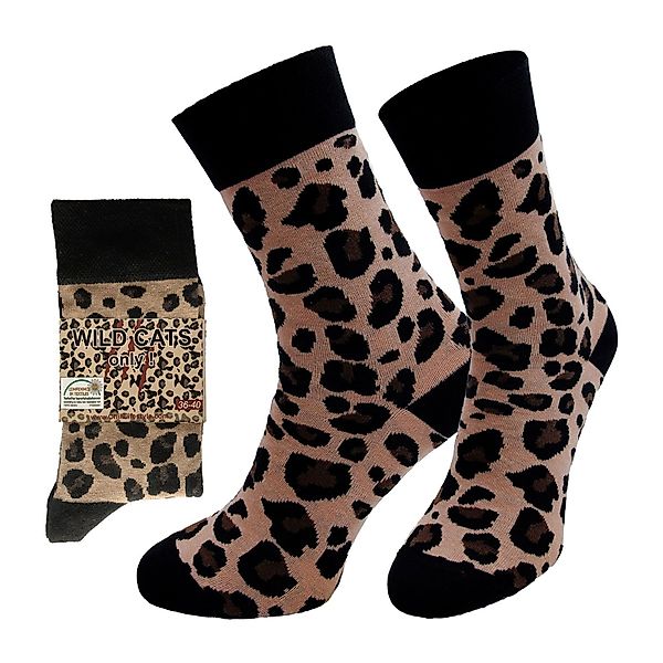 Chili Lifestyle Freizeitsocken WILD CAT Lustige günstig online kaufen