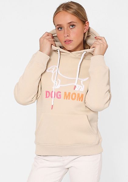 Zwillingsherz Hoodie "Dog Mom" mit gesticktem günstig online kaufen