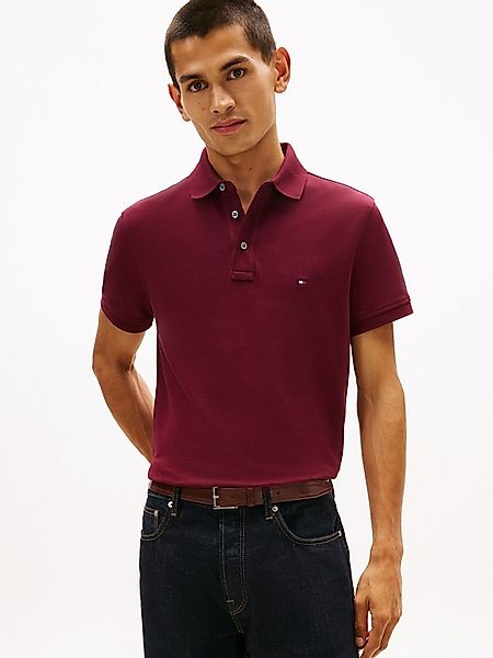 Tommy Hilfiger Poloshirt 1985 SLIM POLO mit Piqué-Struktur und Stickerei me günstig online kaufen