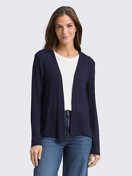 TOM TAILOR Langarmshirt T-Shirt Basic Cardigan günstig online kaufen