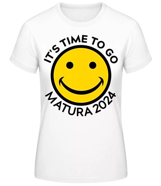 Its Time To Go Matura 2024 · Frauen Basic T-Shirt günstig online kaufen