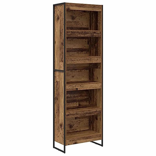 vidaXL Bücherregal 2-Tlg Altholz 80 x 30 x 155 cm Holzwerkstoff 3403002 günstig online kaufen
