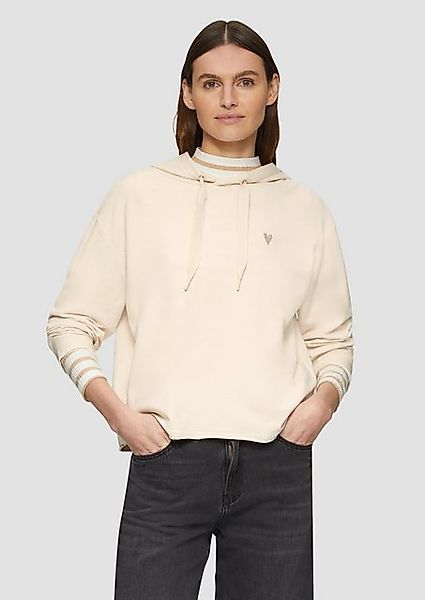 s.Oliver Sweatshirt Weiches Kapuzen-Sweat mit Herz-Stickerei günstig online kaufen