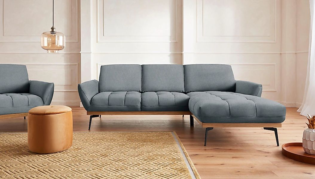 exxpo - sofa fashion Ecksofa "Palic, inkl. Rückenverstellung, bequem, elega günstig online kaufen