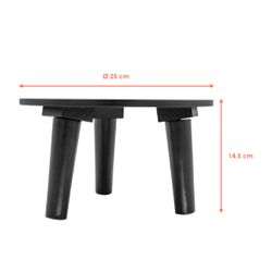 Spetebo Blumenhocker aus Holz rund 25 günstig online kaufen