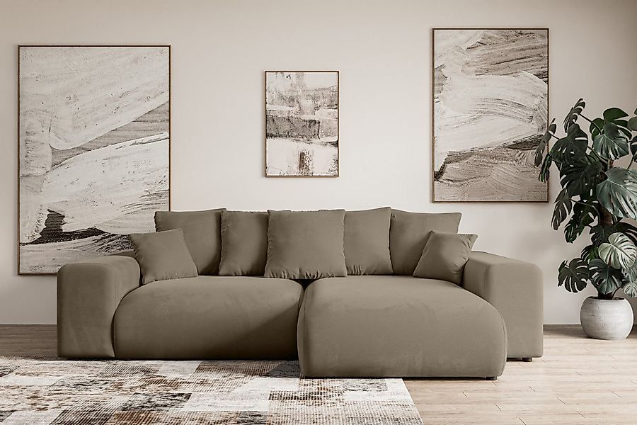ALTDECOR Ecksofa ESKAR-L, Couch mit Schlaffunktion, günstig online kaufen
